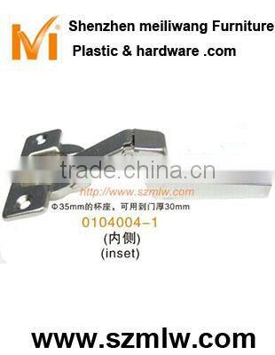 All Steel 93 Degree Concealed Inset Hinge 35mm Thick Door