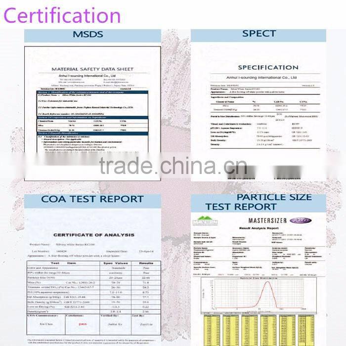 Super high quality pearl powder pigment for coating grade