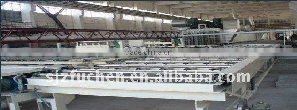 Paper faced gypsum board production line