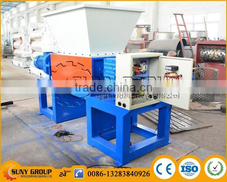 New Design Double Shaft Car Engines Shredding Machine Price
