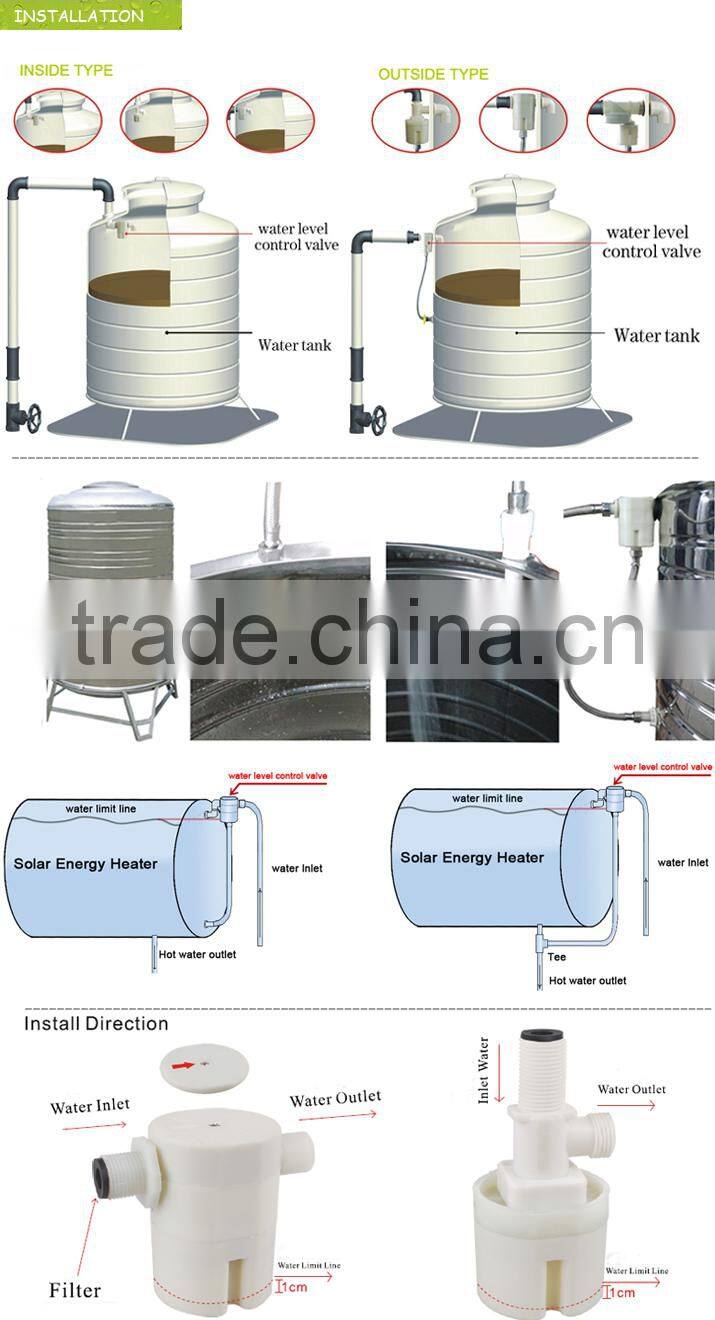 2016 new 1/2" automatic control valve,water level controller,water tank float valve