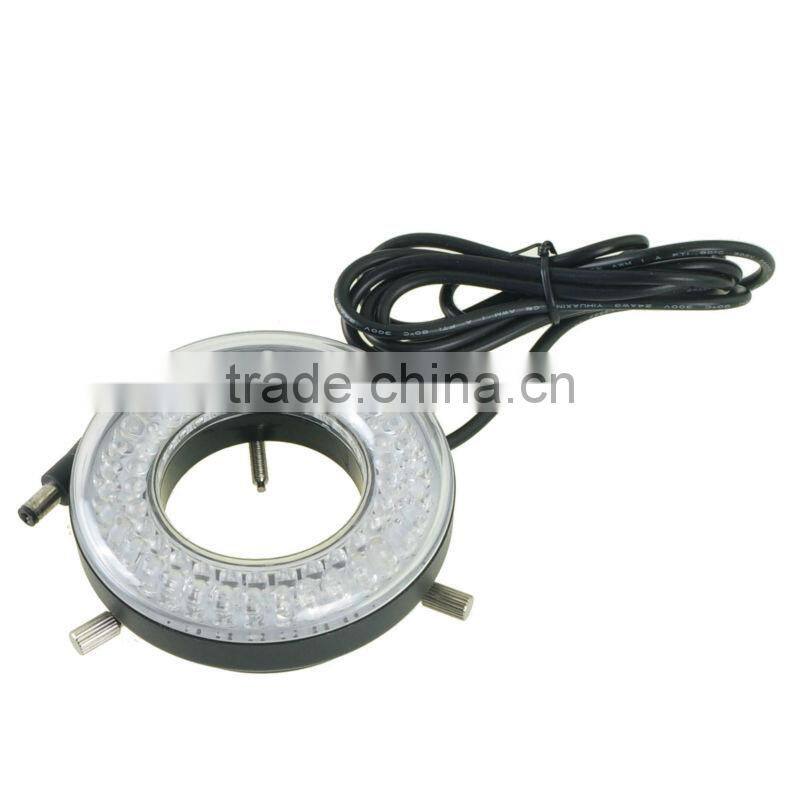 2017 Hot sale 90V-260V 64LED Stereo Zoom Adjustable Microscope Ring Light