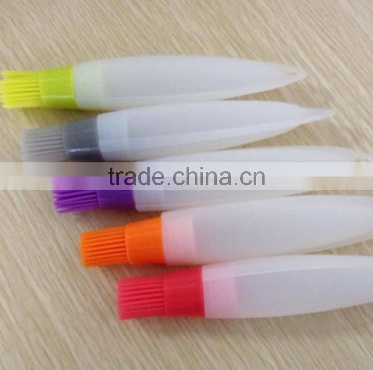 100% food grade approve silicone bbq basting grill brush