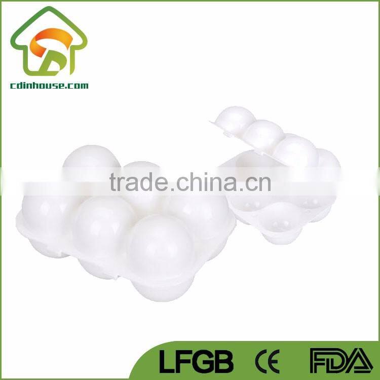 PP Plastic 6 Cell Grids Egg Storage Box