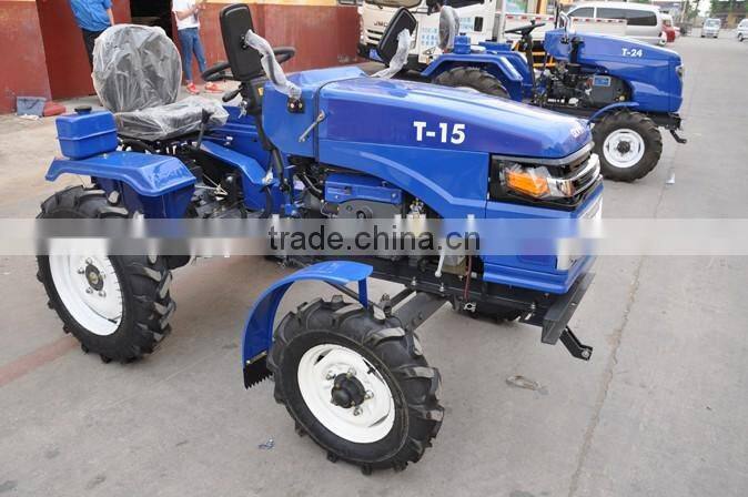2016 Factory directly supply top quality 12hp/13hp/15hp mini tractor