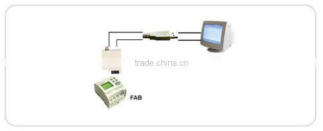 PLC AF-DUSB A cable connecting FAB and PC USB port (frontispiece plug type)