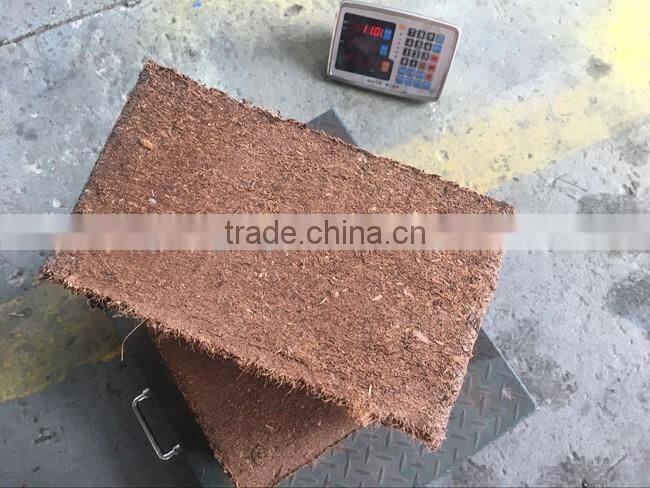 80% moisture content coco peat drying machine used to making coco peat block