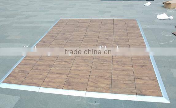 Interlocking trade show floor tile pvc dance floor PP tile dance tile