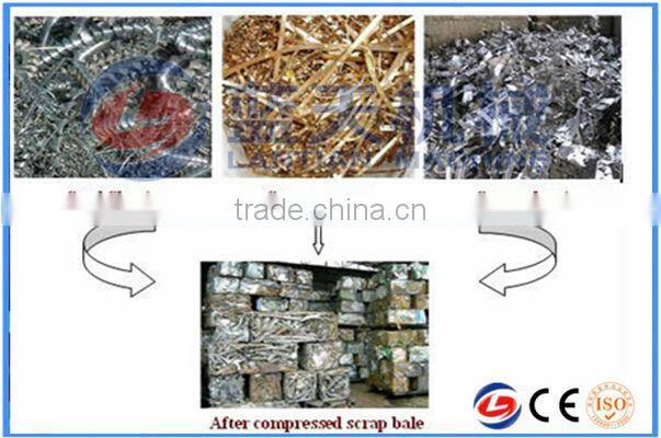 Factory price hydraulic steel shavings or scrap baler machine