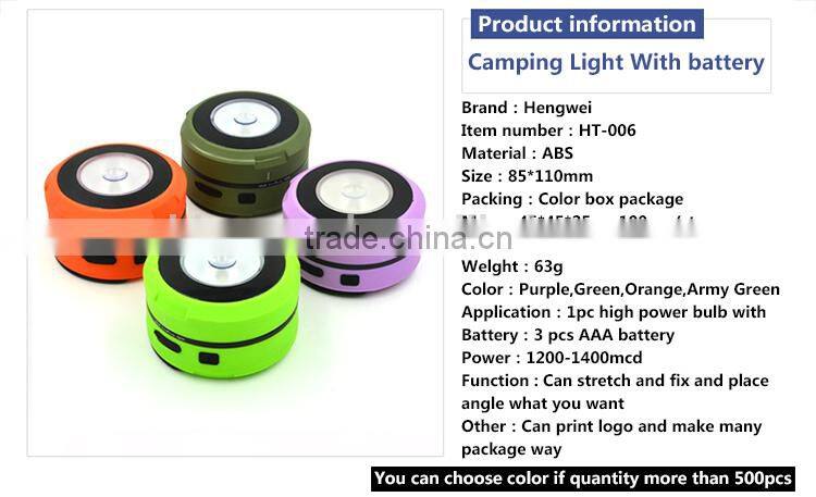 Wholesale Promotional led camping lamp light ourdoor gears with Free Sample