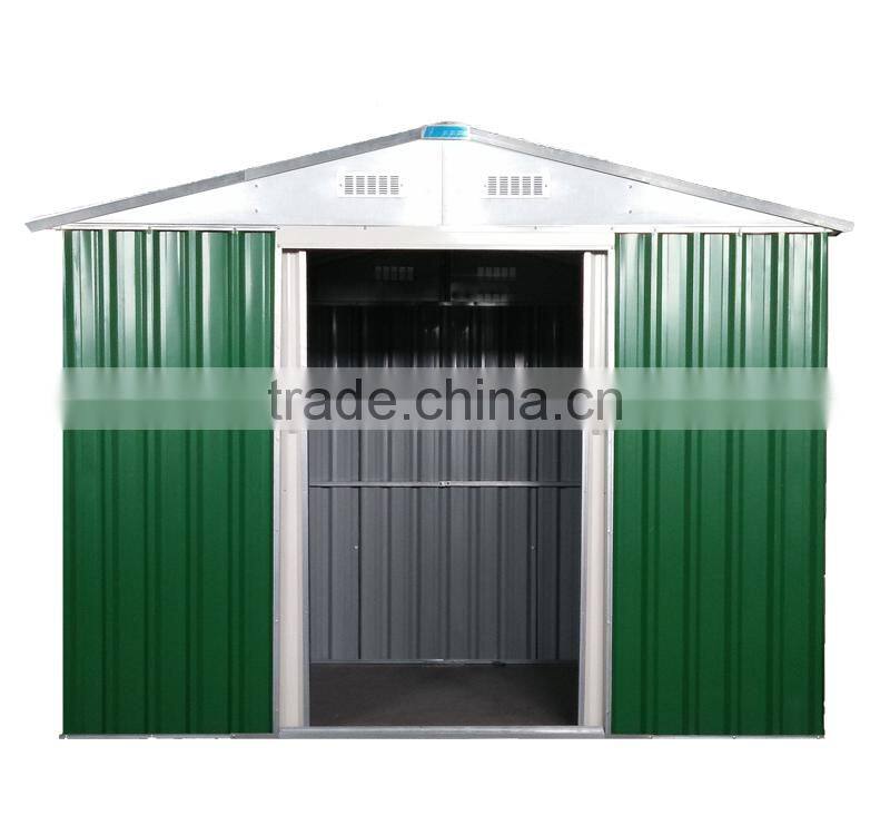 steel structure garden storage buildings China metal garden house