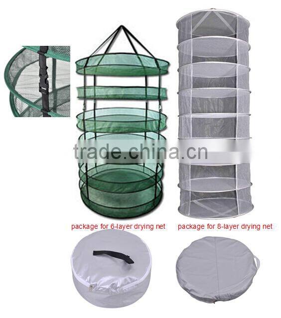 economic hydroponic grow tents drying net/ grow tent hanging drying rack/ best quality hydroponic grow tent drying net