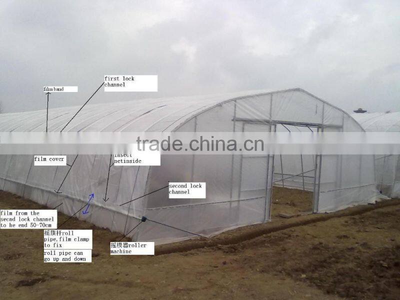 Hot sale poly greenhouse / poly pavement for agriculture