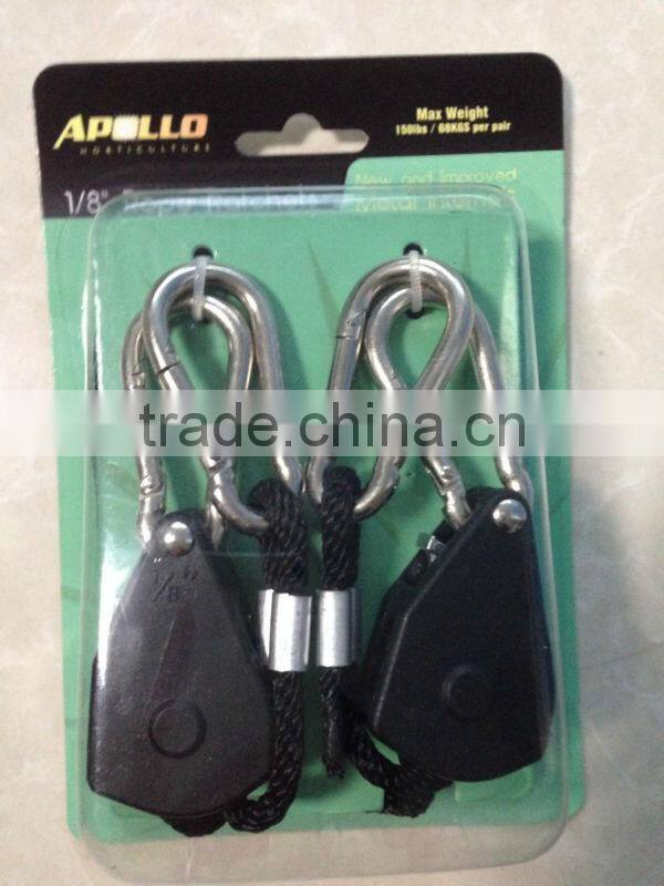 Pulley Hanger Rope Hanger Light Fixture Hangers/fixing rope for bike / rope with hook