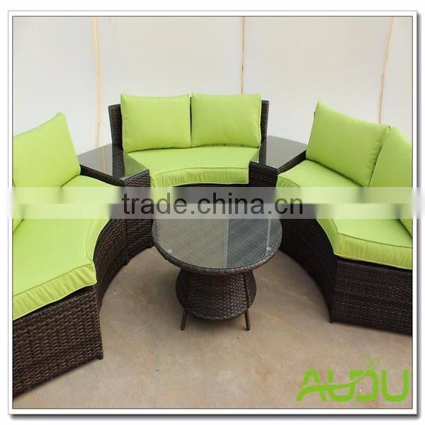 Audu Ratttan Wicker Outdoor Circular Sofas