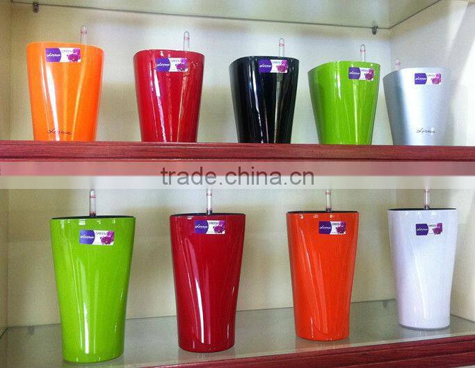 PQ5 blue glazed interior decorative flower pots