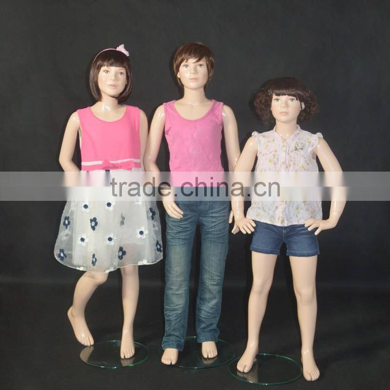 Removeable head teenage boy mannequin for clothes display