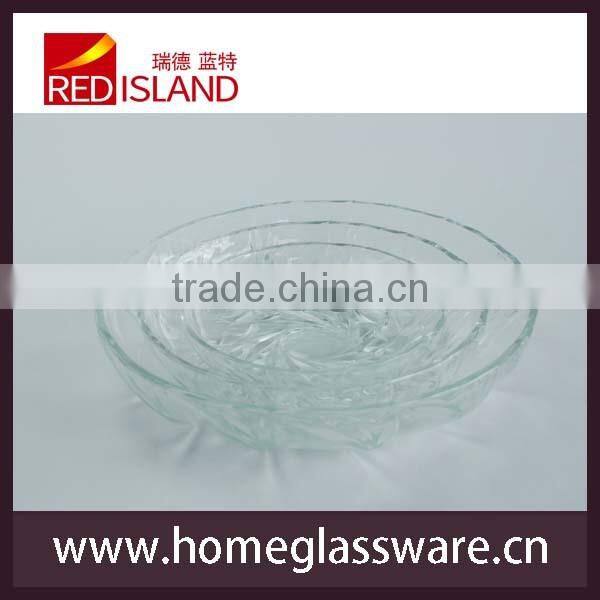 8 inch Fresh Fruit Salad glass plate