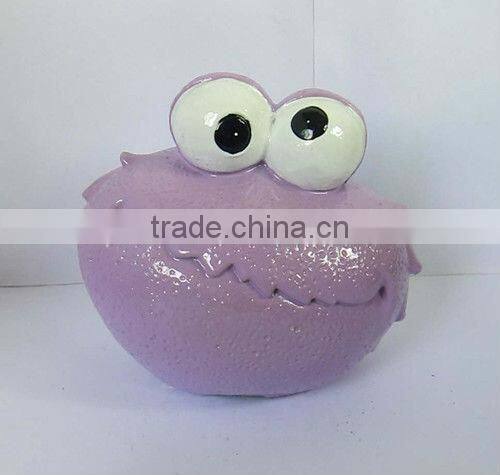 Cute cow decorative coin bank