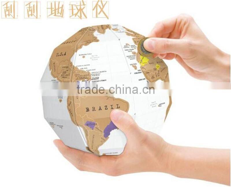 CT-529 Globe second generation Globe DIY vertical group World map version