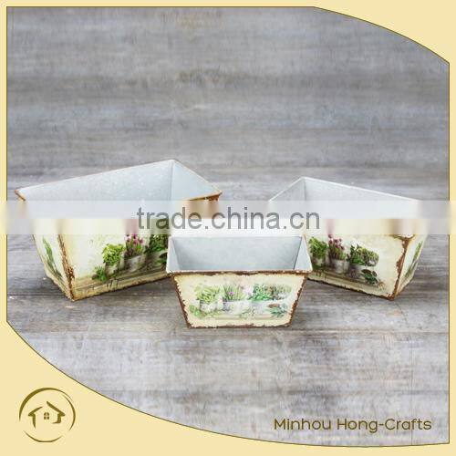 new design metal garden planters for garden