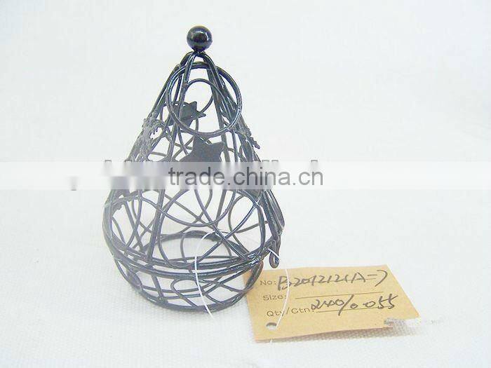 Wire Chocolate gif packaging box with round bottom for Christmas decor