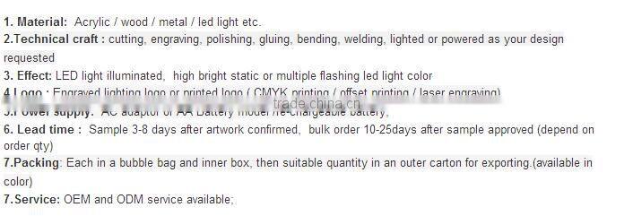 bar acrylic display case with led wine holder