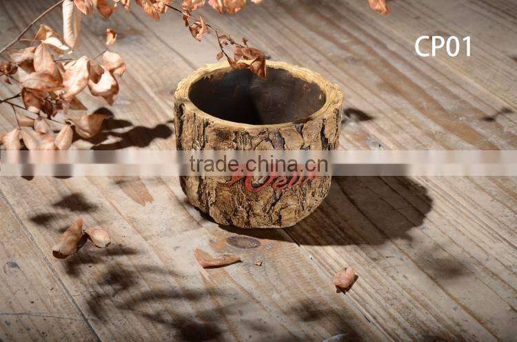 Hot sale small indoor cement indoor plant pot