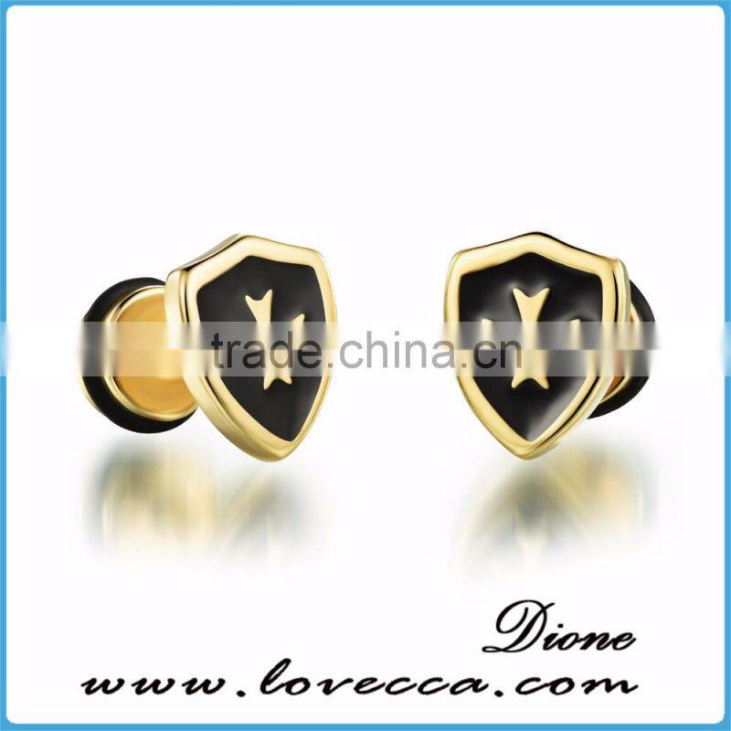 Dumbbell Popular Men Style Fashion 316L Titanium Steel Earrings