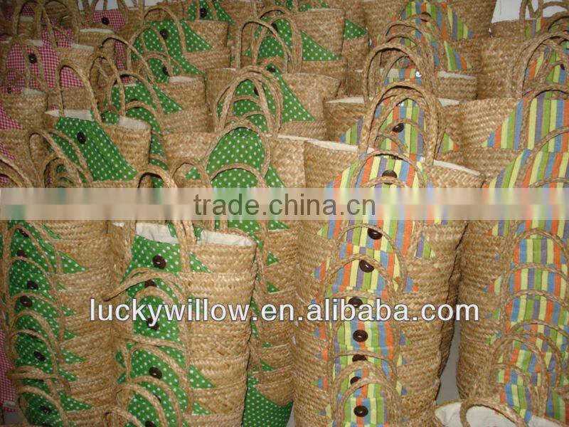 colored straw fashion girls shoulder bags for famale