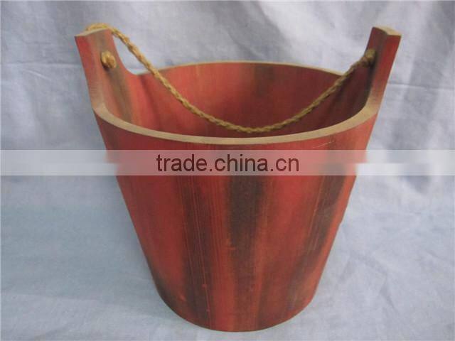 ice cream maker wood bucket solid bucket
