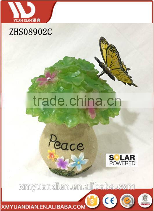 Bulk Products Solar Room Light New Garden Resin Solar Light Outdoor Wall