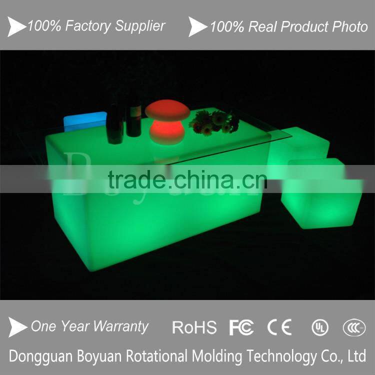 Lighting new product LED rectangle table use for outdoor