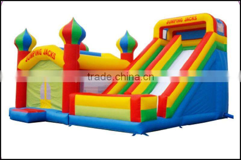 (HD-9601)Happy Island !Commercial Used Inflatable Jumper Slides