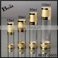 wholesale cosmetic essential oil fragrance perfume PET screen printing aluminum 30ml plastic dropper bottle 2017 hot new product