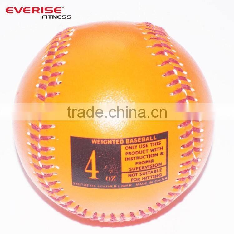 New Leather Cover Weighted Training /Batting /Hitting Baseball in Colorful (3oz - 12oz)