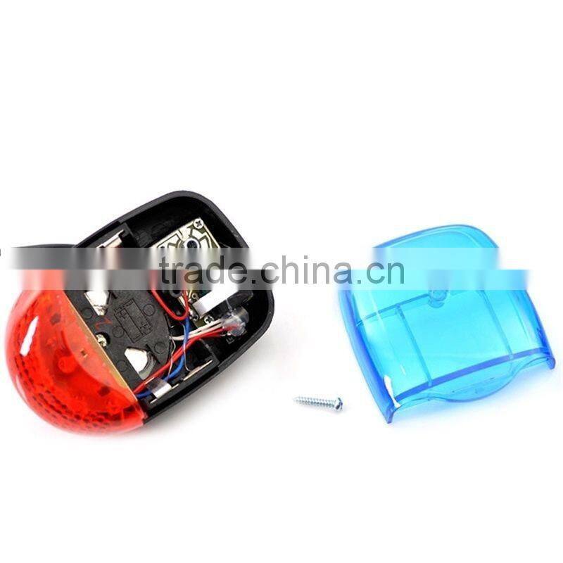 5 LED Bike Bicycle Light Loud Electronic Horn Bell Alarm Voice Speaker 8 Tones