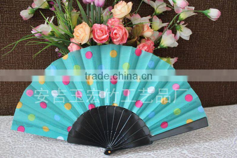 Customized plastic cloth fan with your logo printing