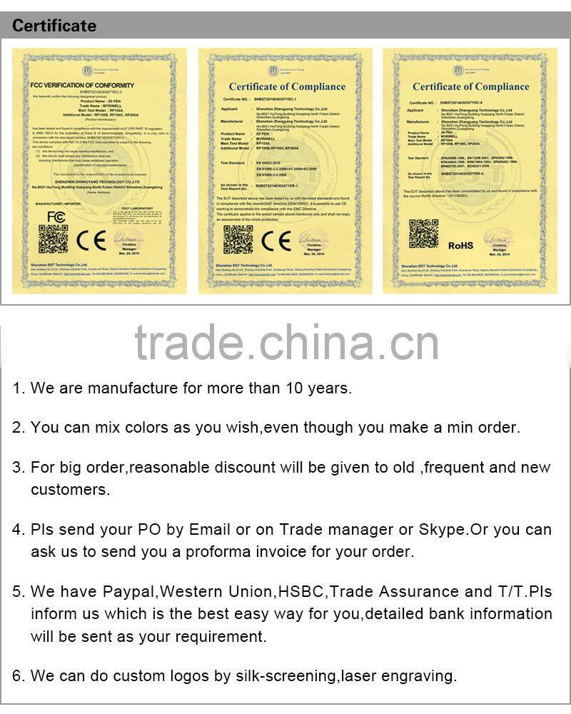 D3 Q5 Led 150LM AAA Battery Stainless Steel Flashlight Mini Light Pen Torch With Gift Box