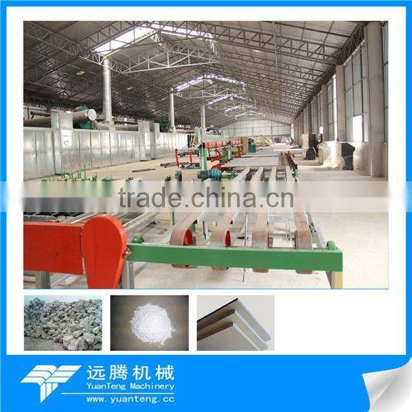 Full automatic gypsum board production line with annual capacity 0.5-30 million square meters