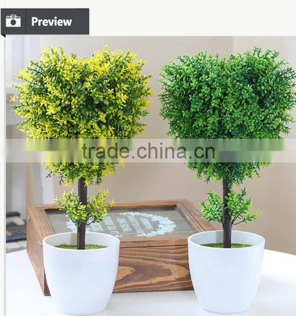Lucky heart plants for home artificial small potted plants