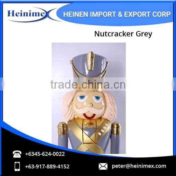 Attractive and Decorative Nutcracker Grey Statue