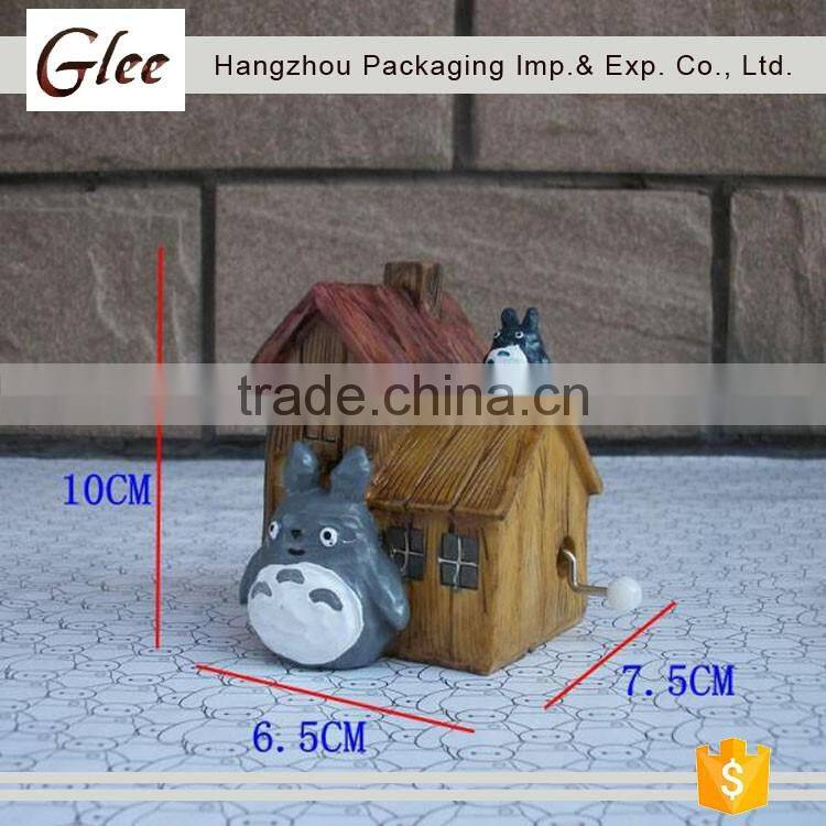 synthetic resin gift christmas mini music box