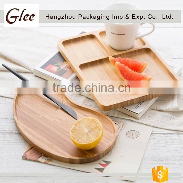 Nice-looking trendy elegant factory Supply Eco-friendly bamboo food tray serving tray
