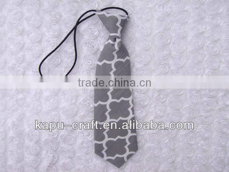 Hot pink quatrefoil cute baby tie pattern