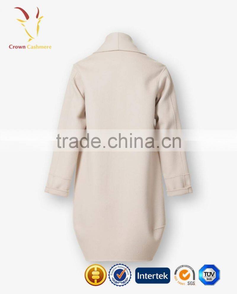 Latest Design Women Wool Coat Long Coat Ladies Fancy Coat