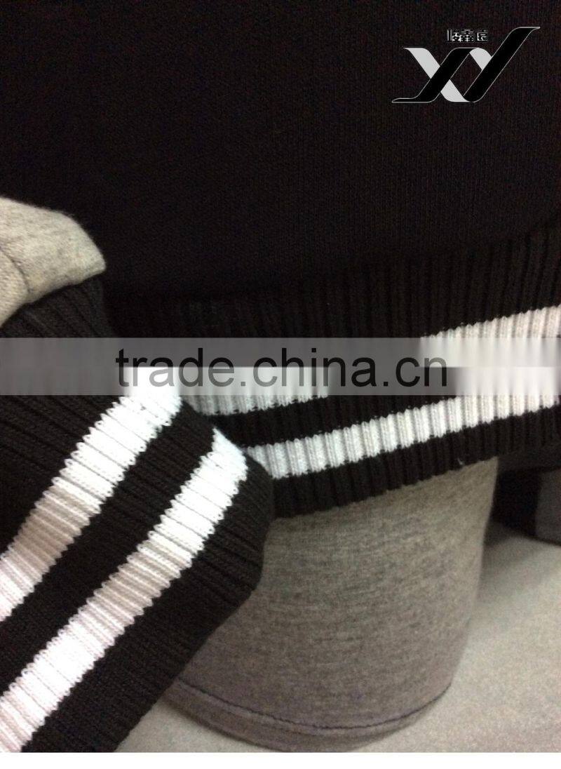 wholesale black and gray custom varsity jackets for men