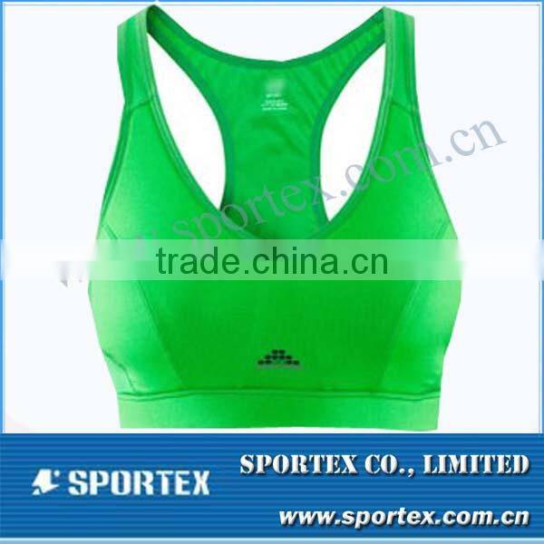 Style Plain sport bras girl fitness wear in sexy bras