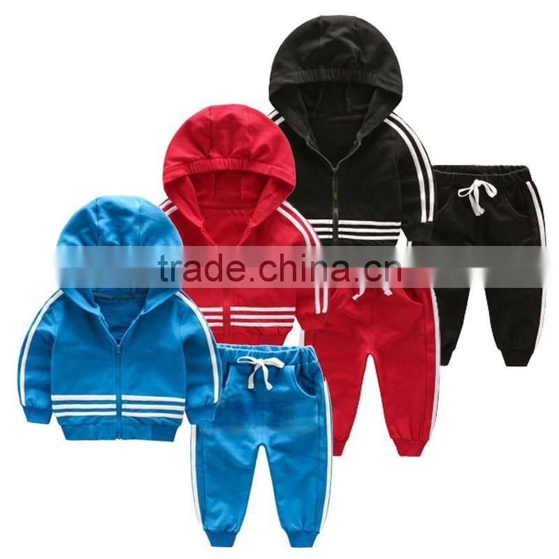 Hot Sale Children Track Suit/ Boys and Girls Clothing Sets/ Unisex Kids Sports Wear Sets