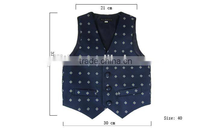 2014 Newest Safety Fabric Jacquard Vest for Boys
